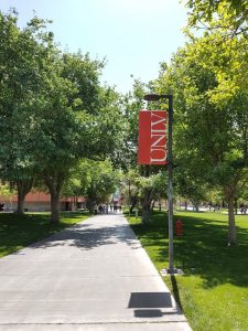 On campus at UNLV